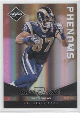 2011 Panini Limited - [Base] - Spotlight Gold #168 - Phenoms - Greg Salas /25