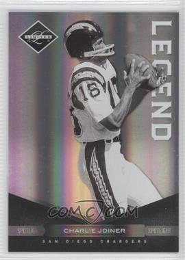 2011 Panini Limited - [Base] - Spotlight Silver #137 - Legends - Charlie Joiner /50