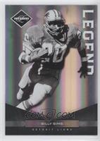 Legends - Billy Sims #/50