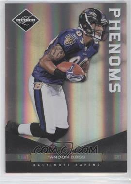 2011 Panini Limited - [Base] - Spotlight Silver #198 - Phenoms - Tandon Doss /50