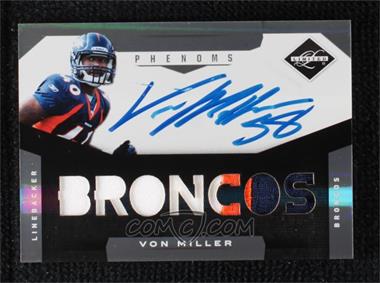 2011 Panini Limited - [Base] - Spotlight Silver #202 - Material Phenoms RC - Von Miller /25