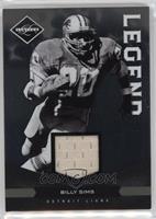 Legends - Billy Sims #/46