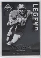 Legends - Billy Sims #/499