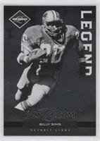 Legends - Billy Sims #/499