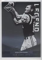 Legends - Don Maynard #/499