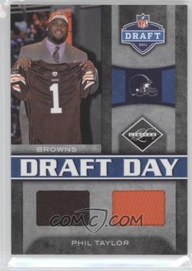 2011 Panini Limited - Draft Day Materials - Combos #12 - Phil Taylor /50
