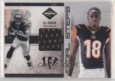 2011 Panini Limited - Initial Steps - Materials Jerseys #23 - A.J. Green /75