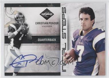 2011 Panini Limited - Initial Steps - Signatures #14 - Christian Ponder /25