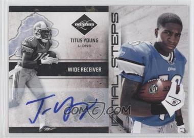 2011 Panini Limited - Initial Steps - Signatures #9 - Titus Young /50