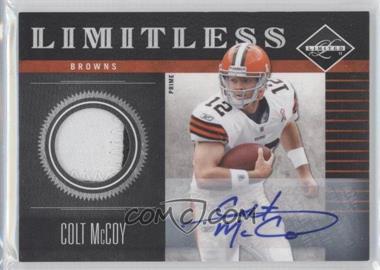 2011 Panini Limited - Limitless - Threads Prime Signatures #1 - Colt McCoy /20