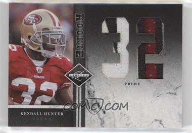 2011 Panini Limited - Rookie Jumbo Materials - Jersey Number Prime #15 - Kendall Hunter /10