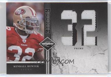 2011 Panini Limited - Rookie Jumbo Materials - Jersey Number Prime #15 - Kendall Hunter /10