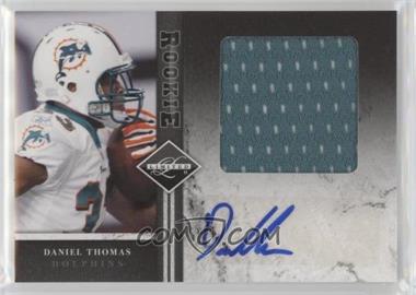 2011 Panini Limited - Rookie Jumbo Materials - Jersey Number Signatures #12 - Daniel Thomas /10