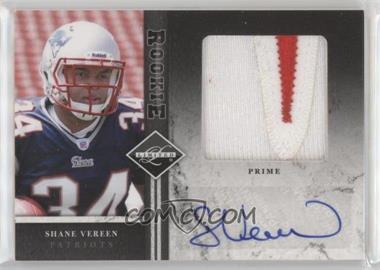 2011 Panini Limited - Rookie Jumbo Materials - Prime Signatures #10 - Shane Vereen /25