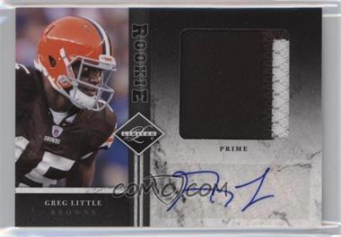 2011 Panini Limited - Rookie Jumbo Materials - Prime Signatures #7 - Greg Little /25