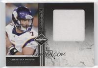 Christian Ponder #/99