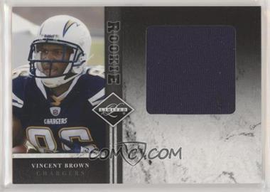 2011 Panini Limited - Rookie Jumbo Materials #30 - Vincent Brown /99
