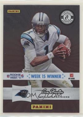 2011 Panini Pepsi Rookie of the Week '11 - [Base] #15 - Cam Newton (Totally Certified)