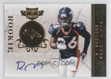 2011 Panini Plates & Patches - [Base] - Infinity Gold Signatures #162 - Rahim Moore /25