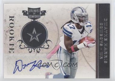 2011 Panini Plates & Patches - [Base] - Infinity Silver Signatures #129 - Dwayne Harris /100