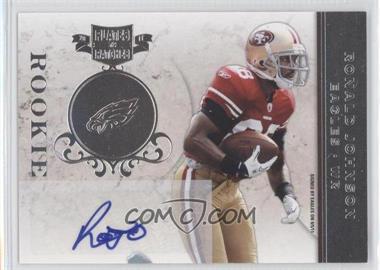 2011 Panini Plates & Patches - [Base] - Infinity Silver Signatures #166 - Ronald Johnson /55