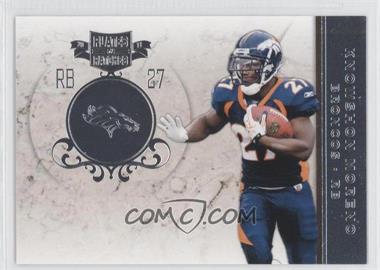 2011 Panini Plates & Patches - [Base] - Infinity Silver #73 - Knowshon Moreno /100