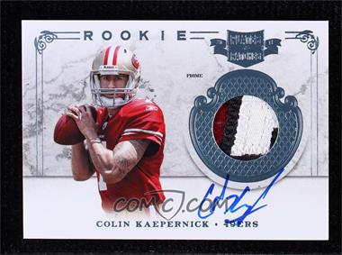 2011 Panini Plates & Patches - [Base] - Nameplate Prime #212 - RPS Rookie Jersey Autograph - Colin Kaepernick /25