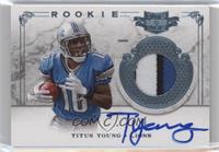 RPS Rookie Jersey Autograph - Titus Young #/25