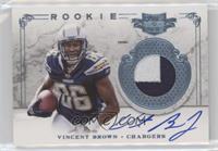 RPS Rookie Jersey Autograph - Vincent Brown #/25