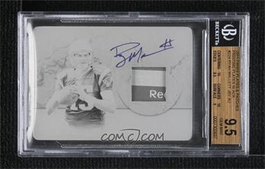 2011 Panini Plates & Patches - [Base] - Printing Plate Black #224 - RPS Rookie Jersey Autograph - Ryan Mallett /1 [BGS 9.5 GEM MINT]