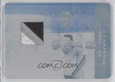 2011 Panini Plates & Patches - [Base] - Printing Plate Cyan #38 - Jason Campbell /1