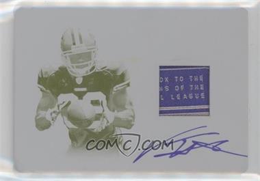 2011 Panini Plates & Patches - [Base] - Printing Plate Yellow #231 - RPS Rookie Jersey Autograph - Kendall Hunter /1