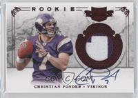 RPS Rookie Jersey Autograph - Christian Ponder #/299