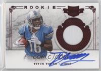 RPS Rookie Jersey Autograph - Titus Young #/499