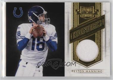 2011 Panini Plates & Patches - Honors - Materials #2 - Peyton Manning /89