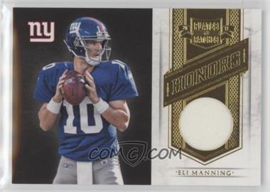 2011 Panini Plates & Patches - Honors - Materials #24 - Eli Manning /199
