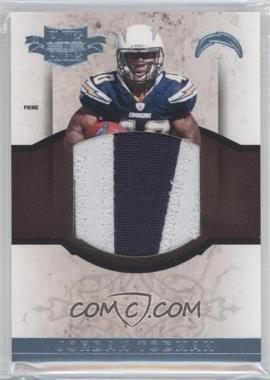 2011 Panini Plates & Patches - RPS Rookie Jumbo Materials - Prime #19 - Jordan Todman /15