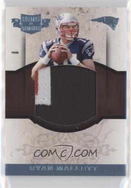 2011 Panini Plates & Patches - RPS Rookie Jumbo Materials - Prime #28 - Ryan Mallett /15