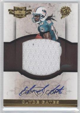 2011 Panini Plates & Patches - RPS Rookie Jumbo Materials - Signatures #9 - Clyde Gates /10
