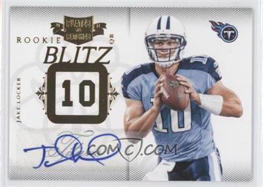 2011 Panini Plates & Patches - Rookie Blitz - Signatures #8 - Jake Locker /10