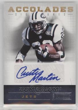 2011 Panini Playbook - Accolades Signatures #18 - Curtis Martin /49