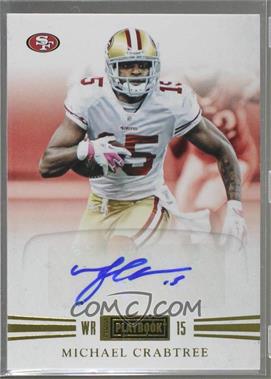 2011 Panini Playbook - [Base] - Gold #23 - Michael Crabtree /25 [Noted]