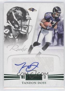 2011 Panini Playbook - [Base] - Green #87 - Rookie - Tandon Doss /5