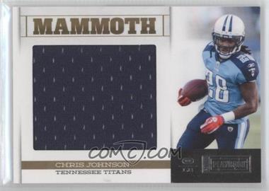 2011 Panini Playbook - Mammoth Materials #50 - Chris Johnson /99