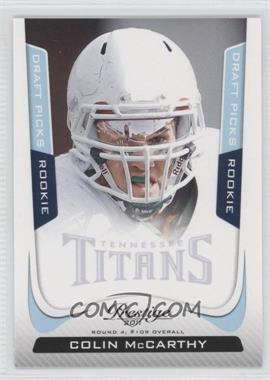 2011 Panini Prestige - [Base] - Draft Picks Light Blue #221 - Colin McCarthy /999