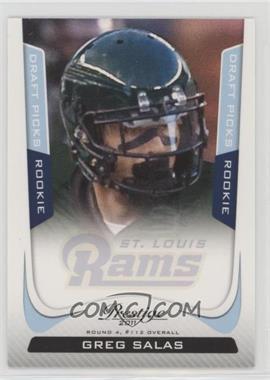 2011 Panini Prestige - [Base] - Draft Picks Light Blue #243 - Greg Salas /999 [Noted]