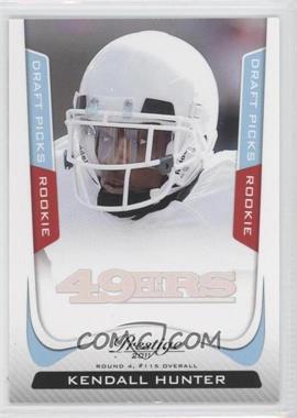 2011 Panini Prestige - [Base] - Draft Picks Light Blue #258 - Kendall Hunter /999