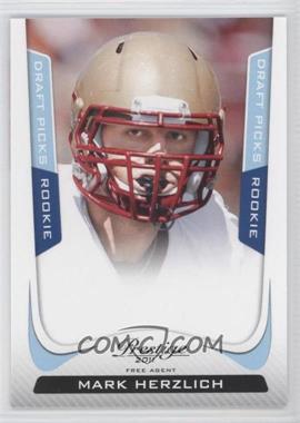 2011 Panini Prestige - [Base] - Draft Picks Light Blue #264 - Mark Herzlich /999