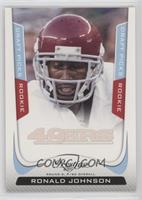 Ronald Johnson #/999