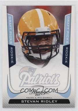 2011 Panini Prestige - [Base] - Draft Picks Light Blue #292 - Stevan Ridley /999